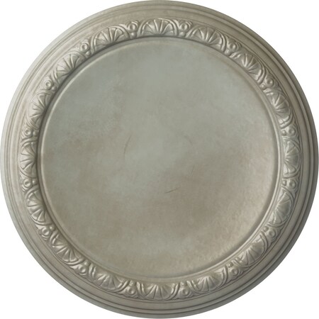 Ekena Millwork Carlsbad Ceiling Medallion (Fits Canopies up to 14 1/4"), 19 1/2"OD x 1 3/4"P, Flash Gold CM19CAFLS